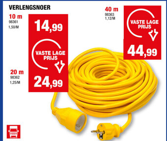Hubo Verlengsnoer 10m aanbieding