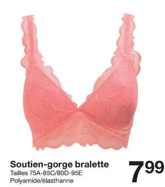 Soutien-Gorge Bralette 75A-85C/80D-95E
