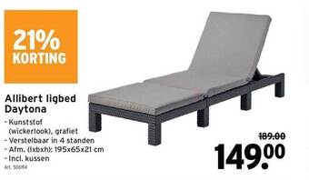 GAMMA Allibert Ligbed Daytona aanbieding
