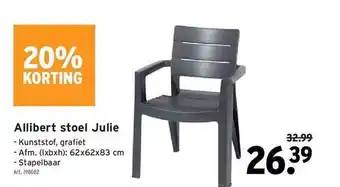 GAMMA Allibert Stoel Julie aanbieding