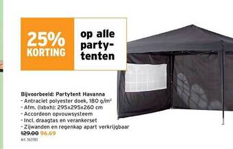 GAMMA Partytent Havanna aanbieding