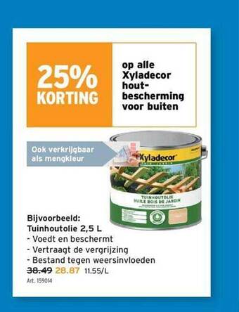 GAMMA Xyladecor Houtbescherming Voor Buiten aanbieding