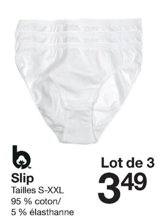 Zeeman Slip S-XXL aanbieding