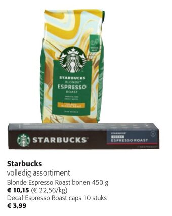 Colruyt Starbucks aanbieding