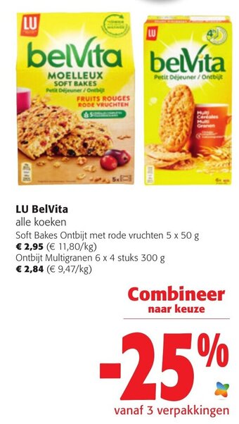 Colruyt LU Belvita aanbieding