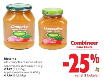 Colruyt Materne aanbieding