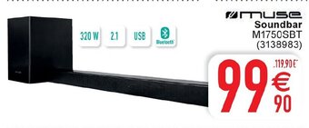 Cora Muse Soundbar M1750SBT, 3138983 aanbieding