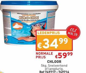 Trafic Chloor aanbieding