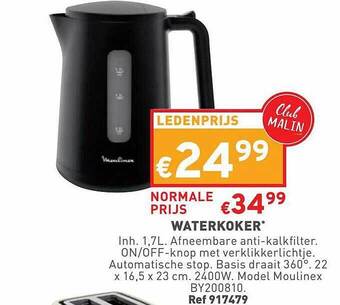 Trafic Waterkoker aanbieding