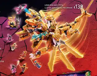 Dreamland Lego Ninjago 71774 Lloyds Gouden Ultra Draak, 878041 146789 aanbieding