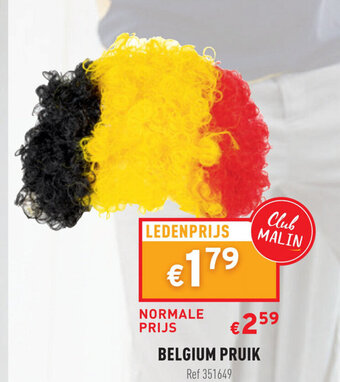Trafic Belgium Pruik aanbieding