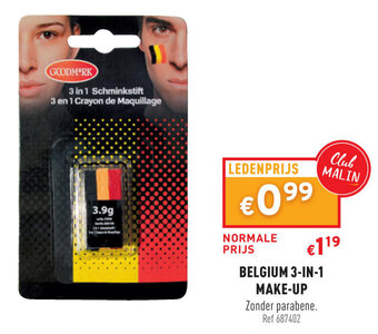 Trafic Belgium 3-in-1 Make-up aanbieding
