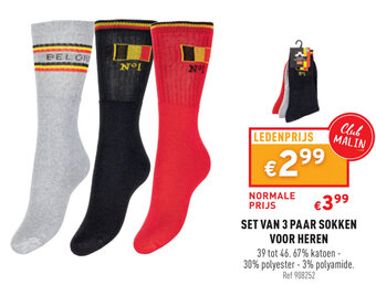 Trafic Set Van 3 Paar Sokken Voor Heren aanbieding