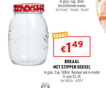 Bokaal Met Stippen Deksel