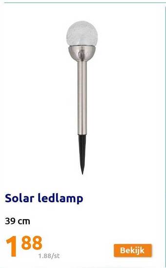 Action Solar Ledlamp aanbieding