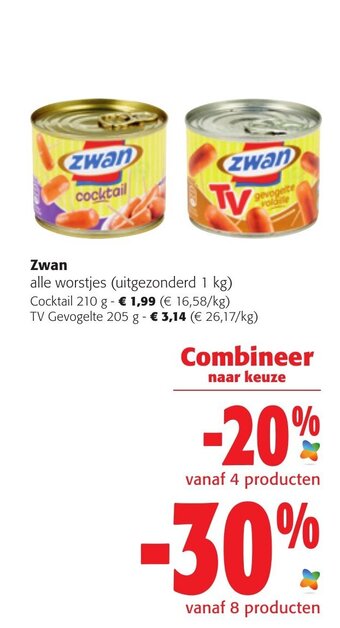 Colruyt Zwan Cocktail, TV Gevogelte aanbieding