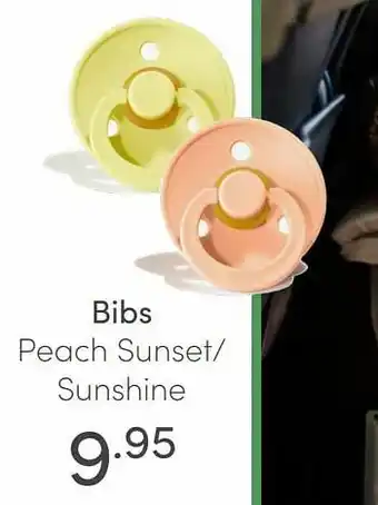Bibs peach sunset- sunshine