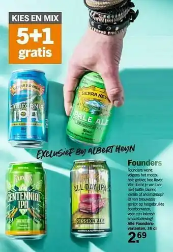 Albert Heijn Alle foundersvarianten aanbieding