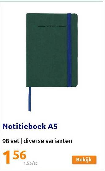 Action Notitieboek A5 aanbieding