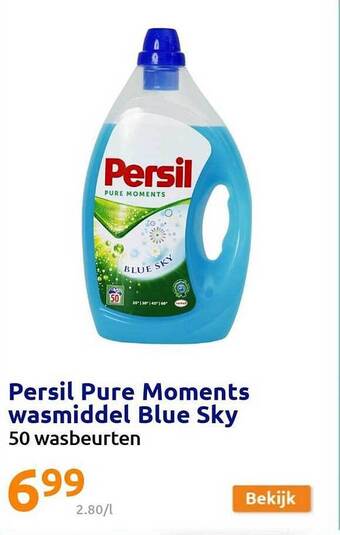 Action Persil Pure Moments Wasmiddel Blue Sky aanbieding