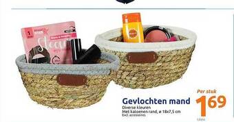 Action Gevlochten Mand aanbieding