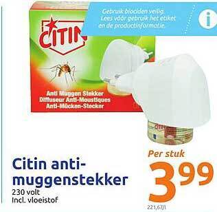 Citin Anti-muggenstekker