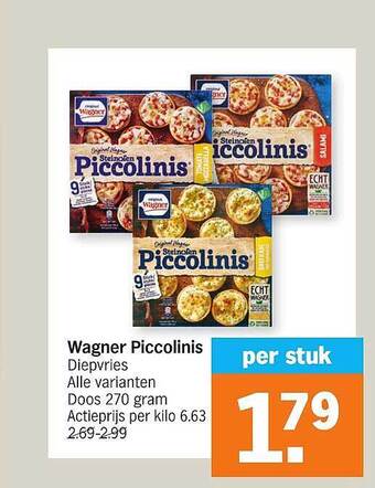 Albert Heijn Wagner Piccolinis aanbieding