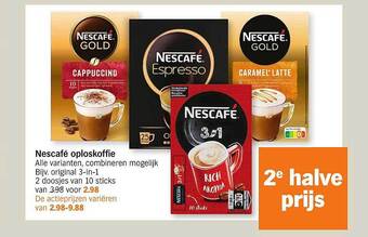 Albert Heijn Nescafé Oploskoffie aanbieding