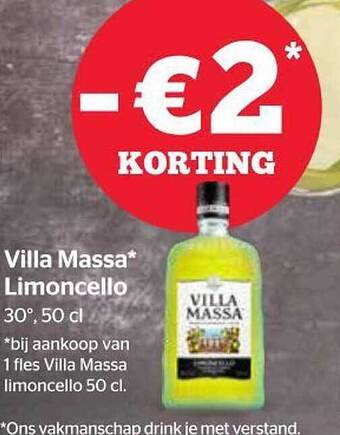 Spar Villa Massa Limoncello aanbieding