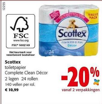Colruyt Scottex aanbieding