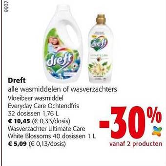 Colruyt Dreft aanbieding