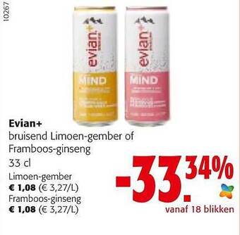 Colruyt Evian+ aanbieding
