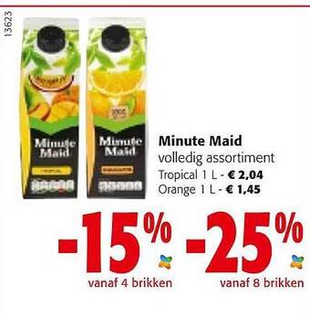Colruyt Minute Maid aanbieding