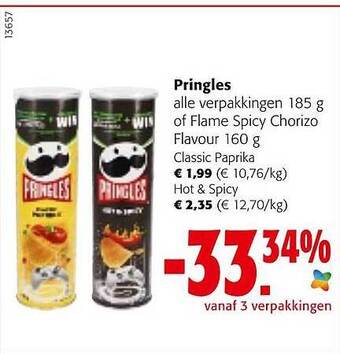 Colruyt Pringles aanbieding