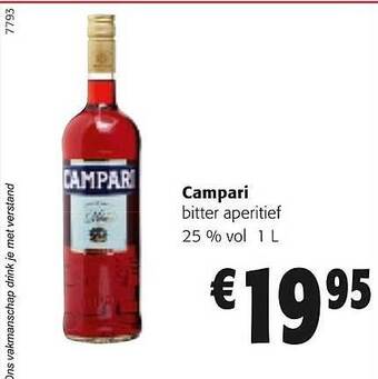 Colruyt Campari Bitter Aperitief aanbieding