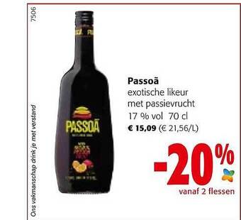Colruyt Passoã aanbieding