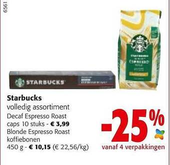 Colruyt Starbucks aanbieding
