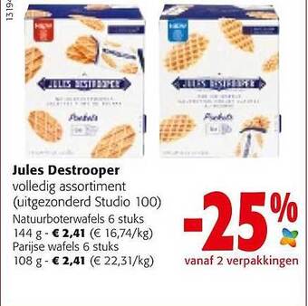 Colruyt Jules Destrooper aanbieding