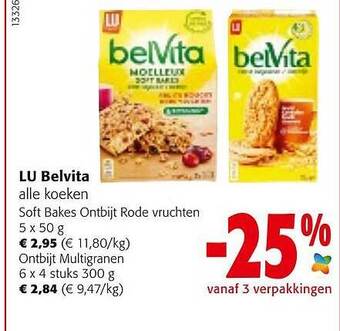 Colruyt Lu Belvita aanbieding