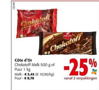 Colruyt Côte D'or aanbieding