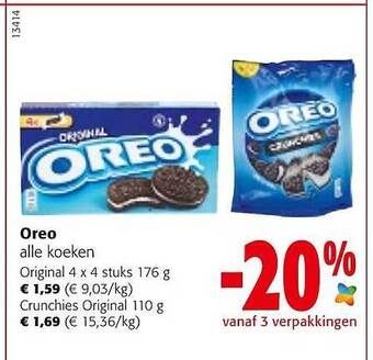Colruyt Oreo Alle Koeken aanbieding