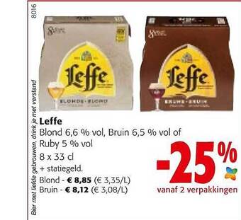 Colruyt Leffe aanbieding