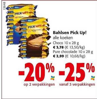 Colruyt Bahlsen Pick Up! aanbieding