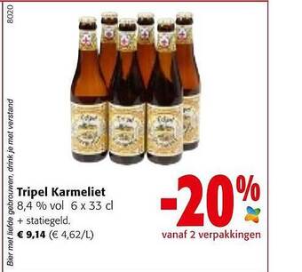 Colruyt Tripel Karmeliet aanbieding
