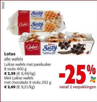 Colruyt Lotus aanbieding