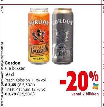 Colruyt Gordon aanbieding