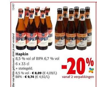 Colruyt Hapkin aanbieding