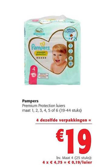 Colruyt Pampers aanbieding