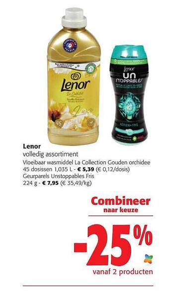 Colruyt Lenor Volledig Assortiment aanbieding