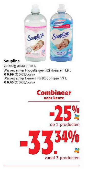 Colruyt Soupline Volledig Assortiment aanbieding